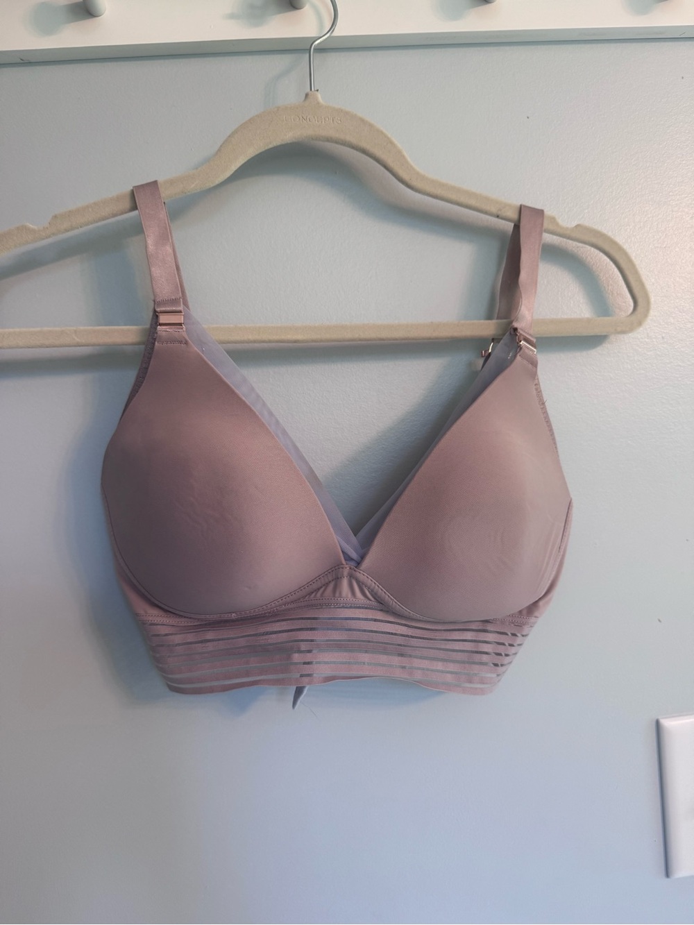 Nursing Comfort Wireless T-Shirt Bra - Dusty Mauve